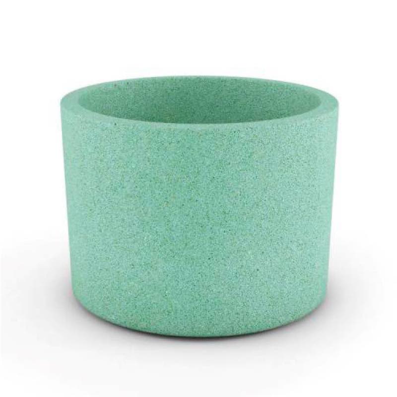 Cylinder Tabletop Concrete Planter - Mint